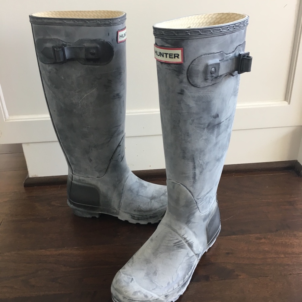 Rain boots.